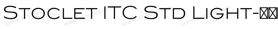Stoclet ITC Std Light字体转换